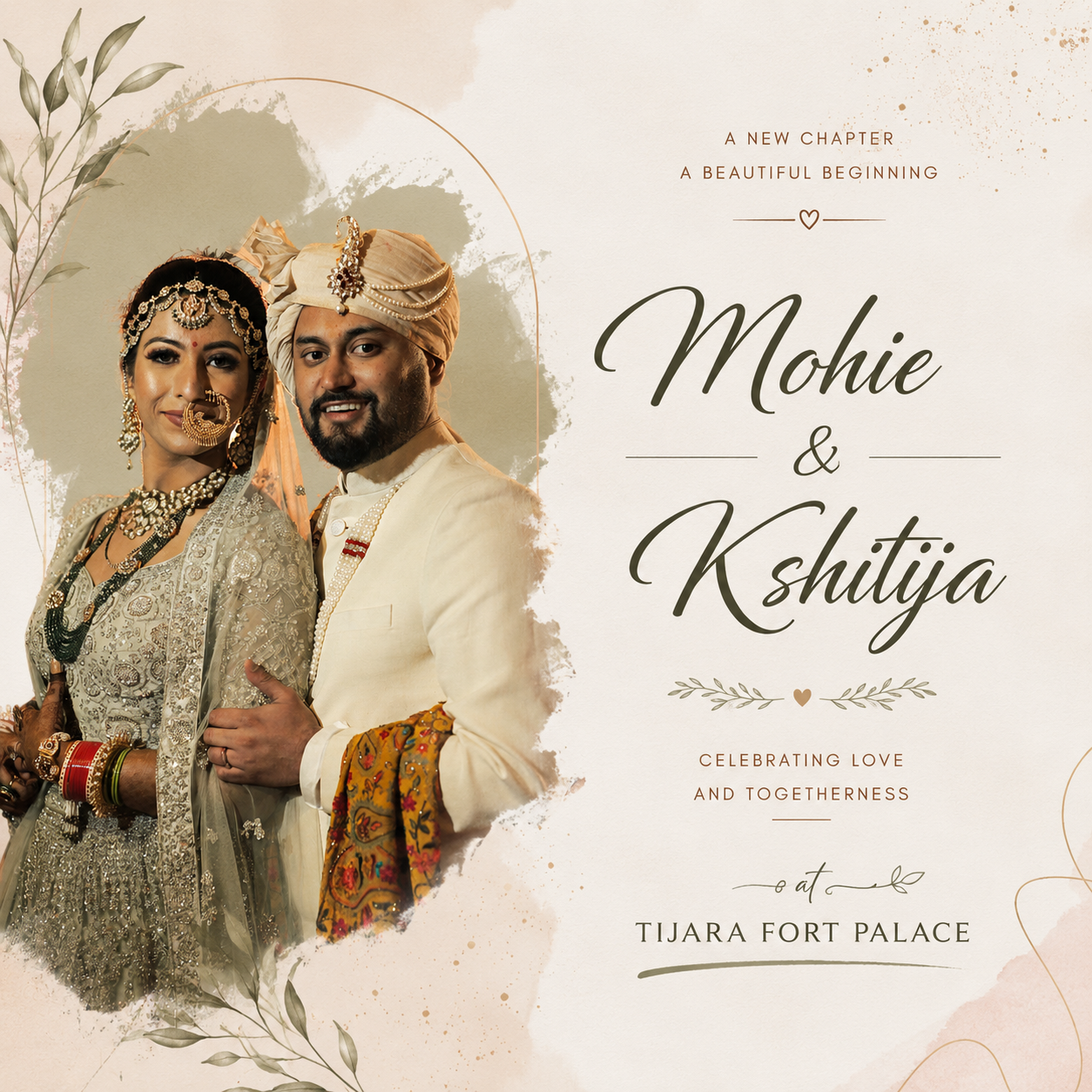 Mohie & kshitija wedding at Tijara Fort Palace - AV Star Entertainment